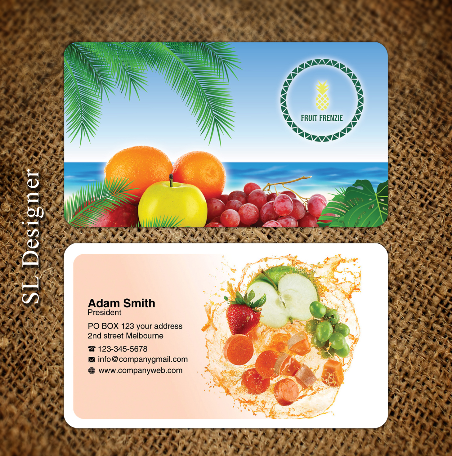 Business Card Design by SL Designer for this project | Design #22140301