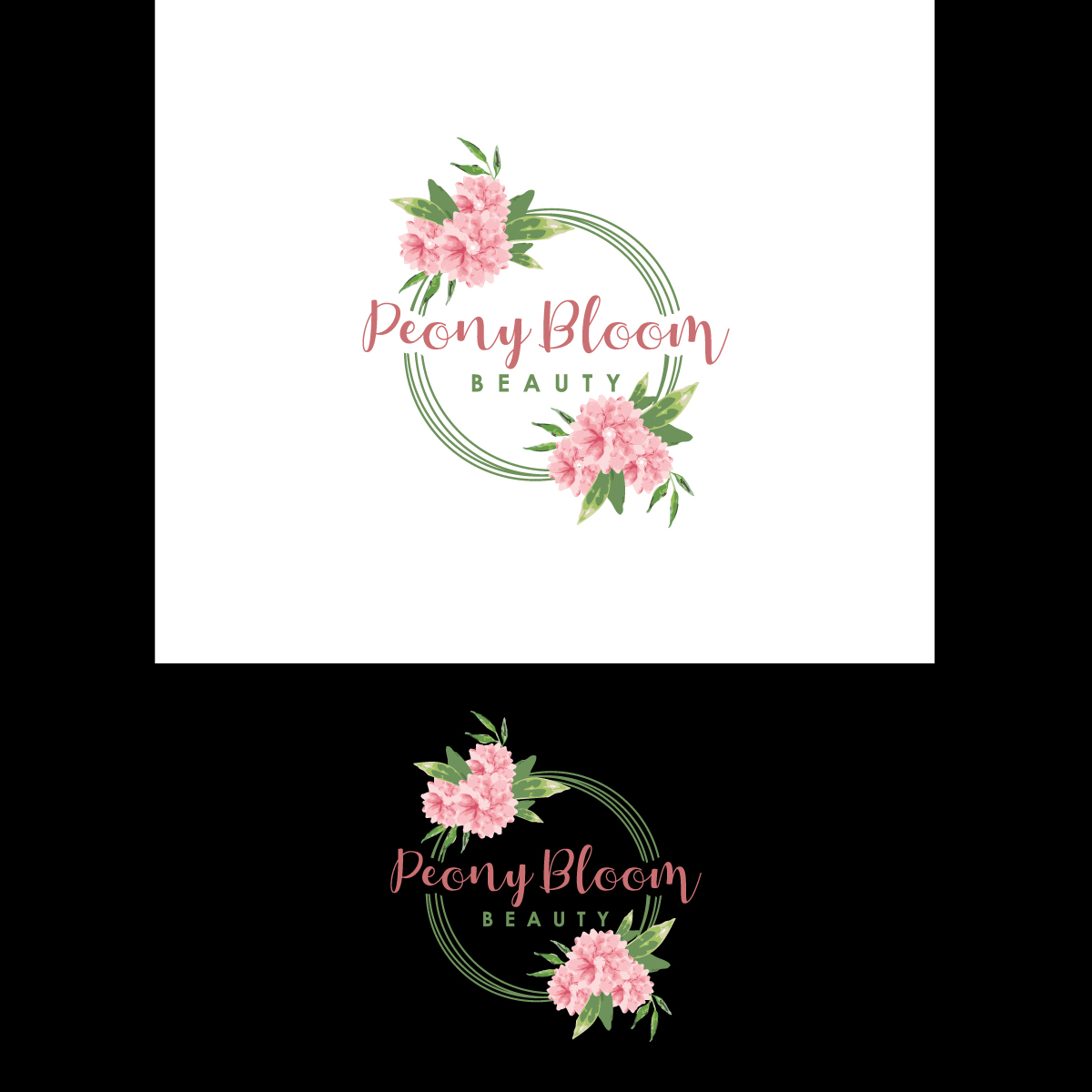 Logo Design by Graphic Bricks for Peony Bloom Beauty  | Design #22124982