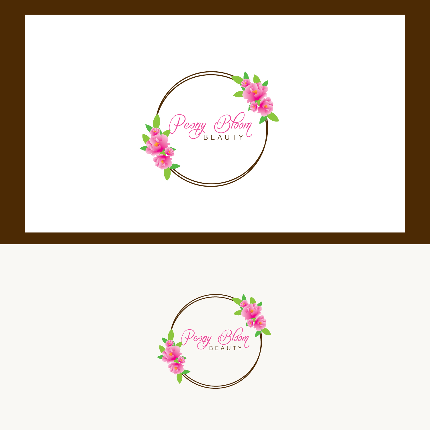 Logo Design by sankar999 for Peony Bloom Beauty  | Design #22122900