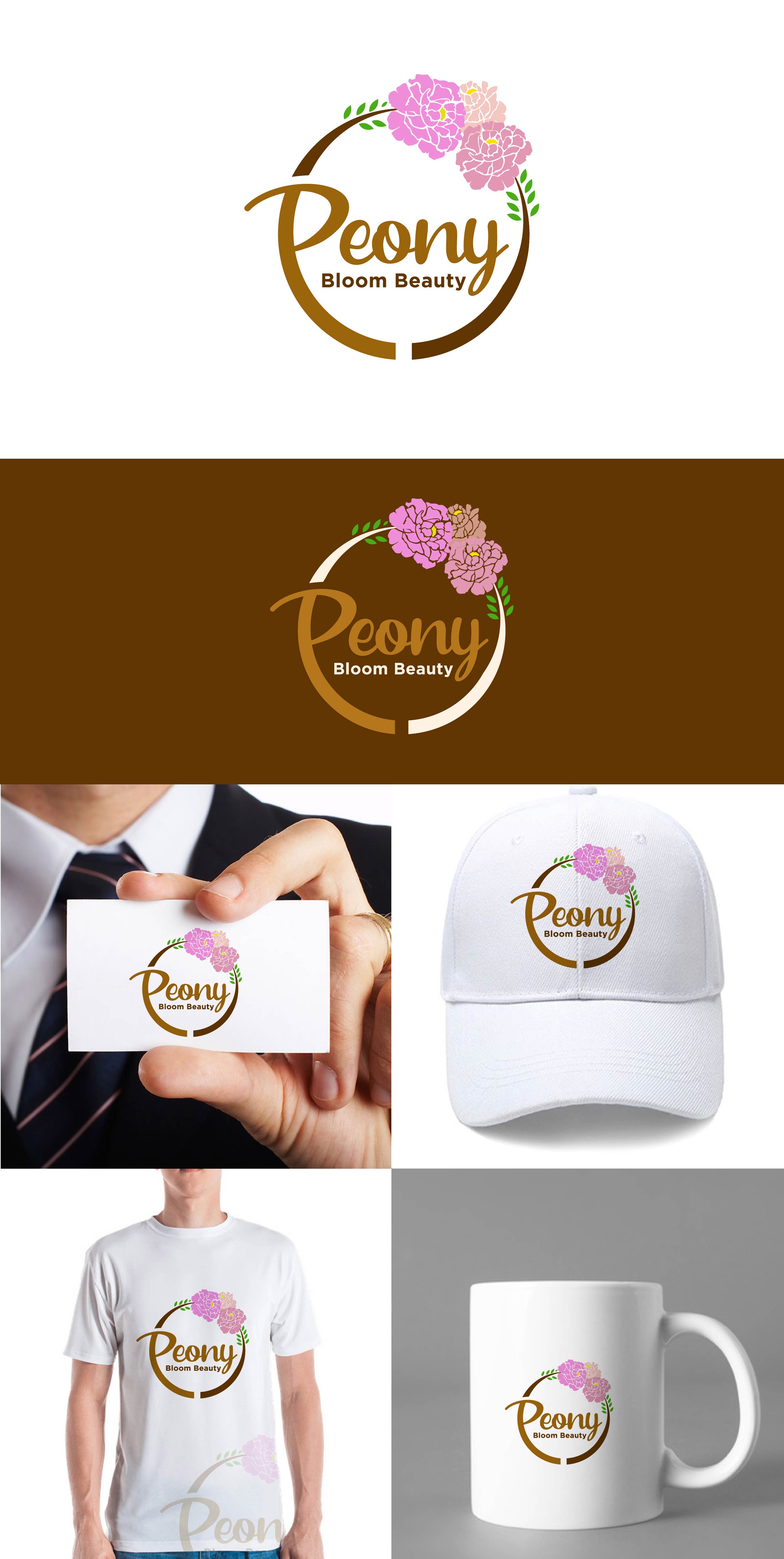 Logo Design by fly  design for Peony Bloom Beauty  | Design #22124635