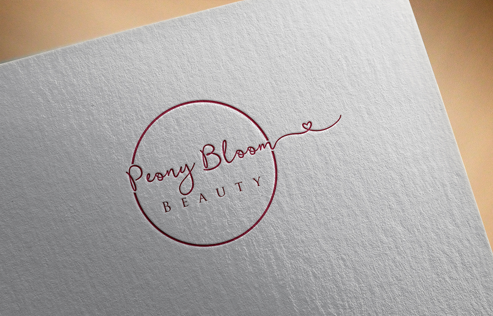 Logo Design by Ismail 21 for Peony Bloom Beauty  | Design #22127539