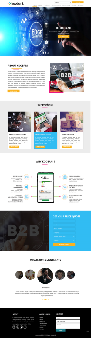 Web Design by pb for Digital Earth Network | Design: #22127613