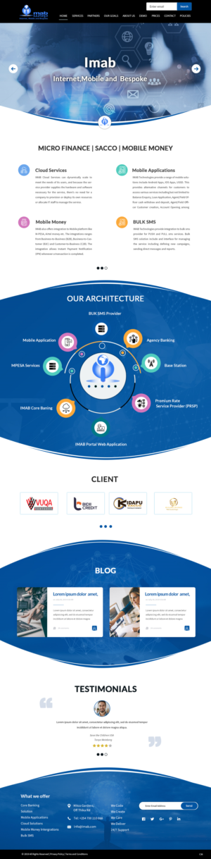 Web Design by pb for this project | Design: #22147120