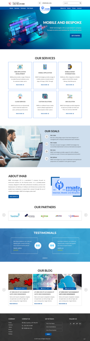 Web Design by pb for this project | Design: #22147121
