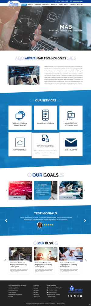 Web Design by pb for this project | Design: #22147141