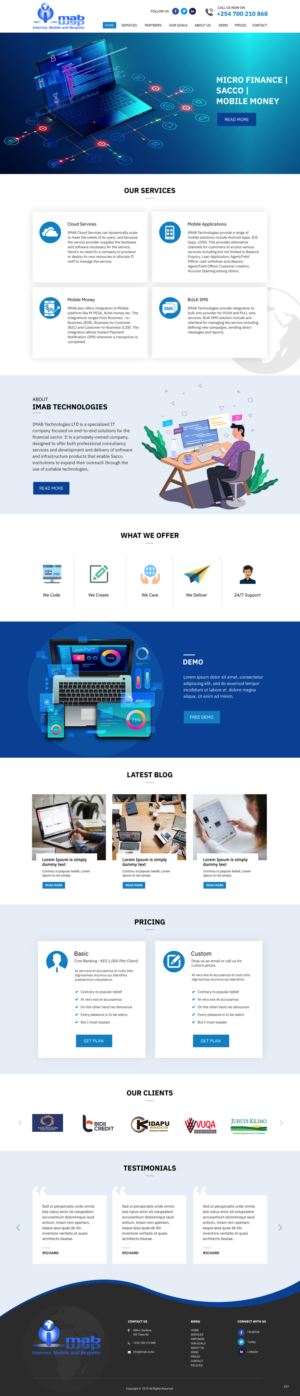Web Design by pb for this project | Design #22147144