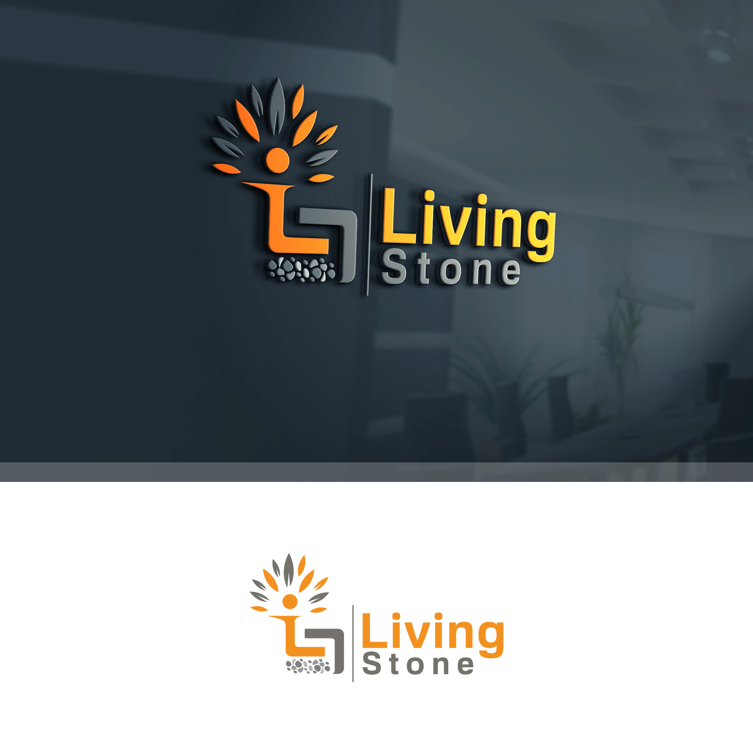 Logo-Design von MG.graphics für Living Stone | Design #22138157