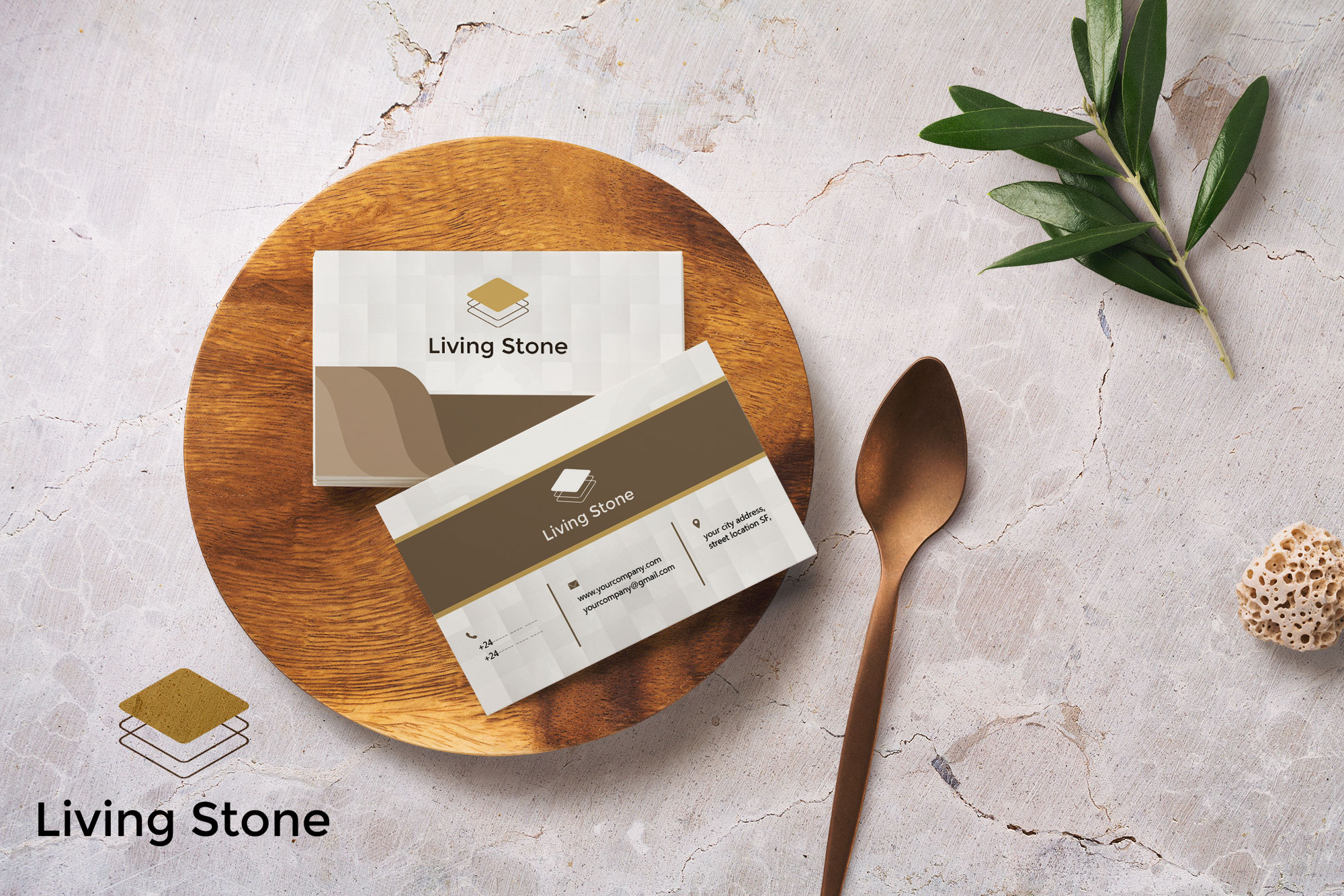 Logo Design by oussama 9 for Living Stone | Design #22139017