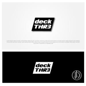 deck THR3 | Logo Design by JoseDesign