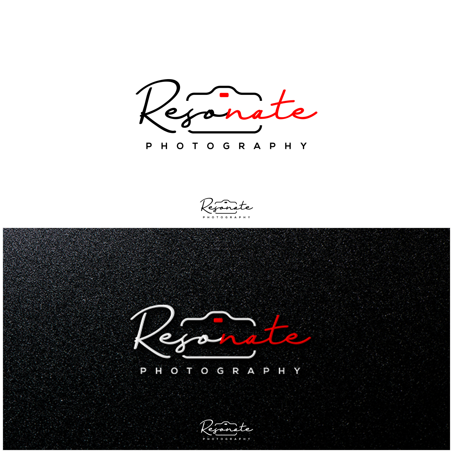 Diseño de Logo por Patrick07 para Resonate Photography | Diseño #22163491