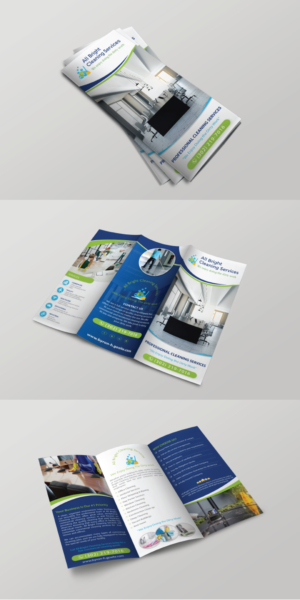 Design de Brochure par alex989 pour All Bright Cleaning Services | Design : #22138059