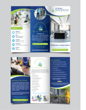 Design de Brochure par alex989 pour All Bright Cleaning Services | Design : #22254146
