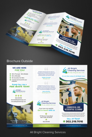 Diseño de Brochure por ARTOGRAPHY para All Bright Cleaning Services | Diseño #22137553
