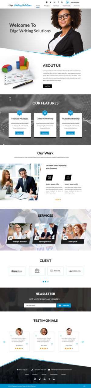 Web Design by pb for this project | Design: #22134600
