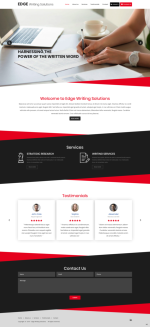 Web Design by pb for this project | Design: #22134608