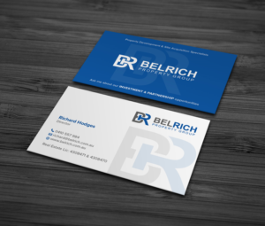 Business Card Design for Property Development Company Director | Business Card Design by MDesign