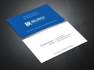 Business Card Design for Property Development Company Director | Business Card Design by Uttom 2