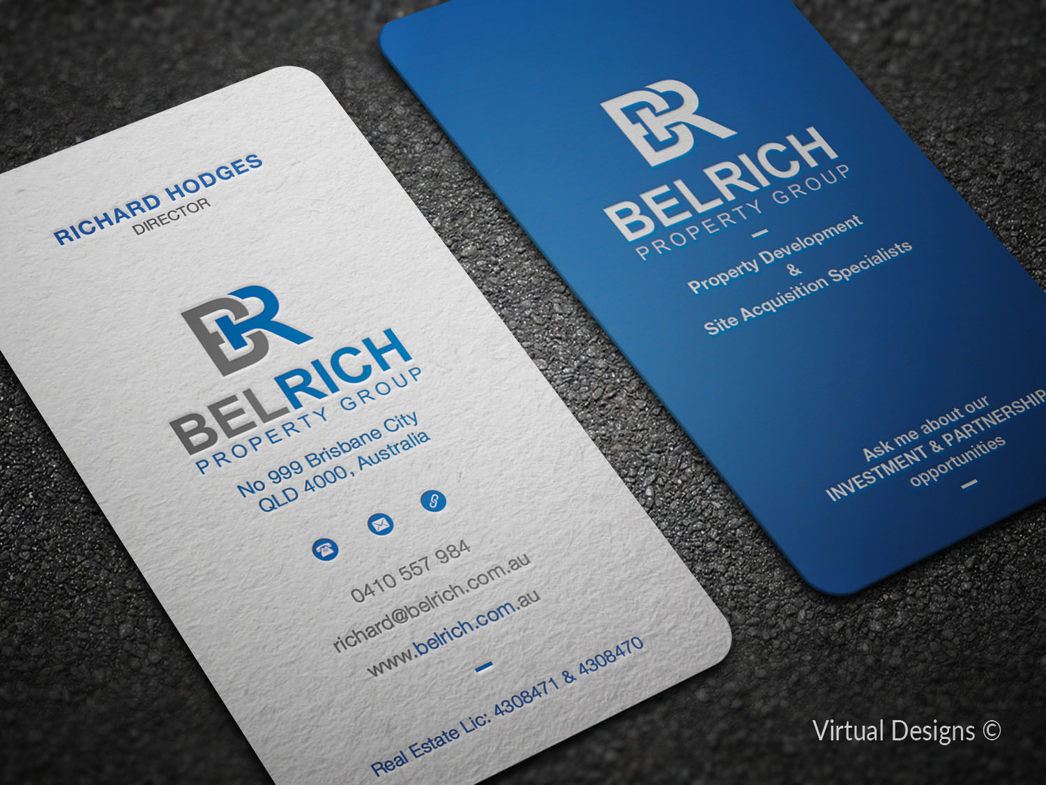 Business Card Design by SyncFuse™ Solutions for this project | Design #22131519