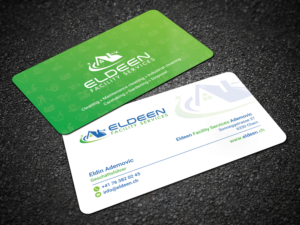 Business Card Design for Eldeen Facility Services | Business Card Design by Sandaruwan
