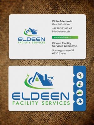 Business Card Design for Eldeen Facility Services | Business Card Design by JK18
