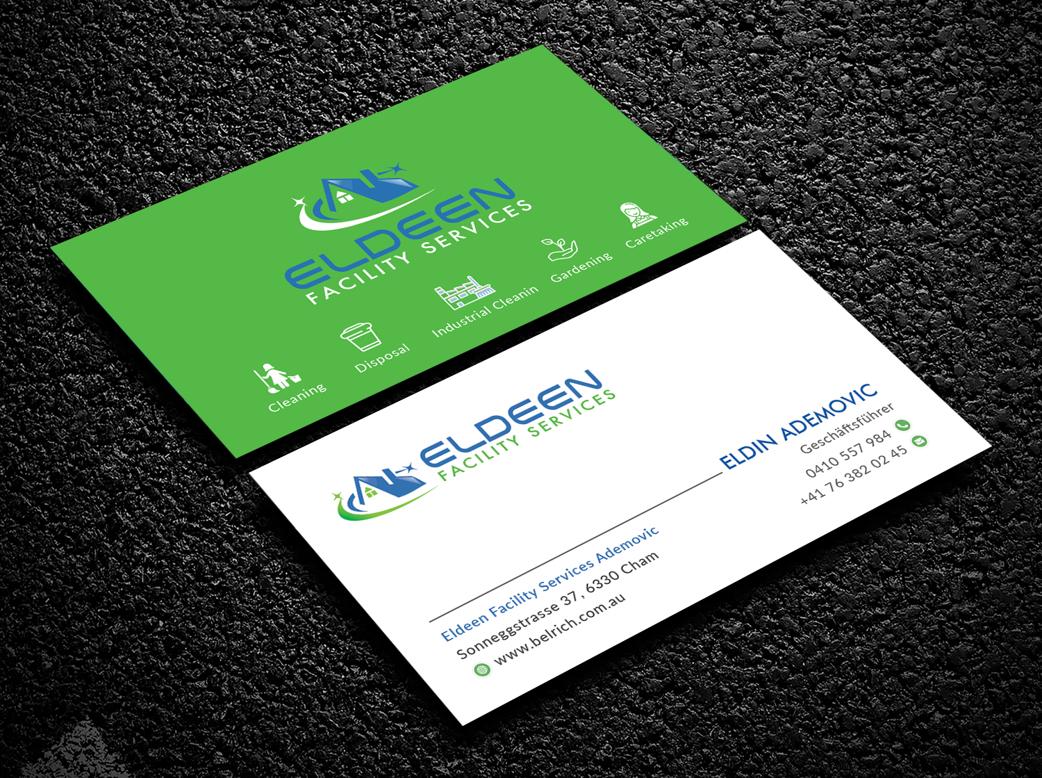 Business Card Design by Bold Pixels for http://www.designcrowd.com/my-account.aspx?show=profile | Design #22146445