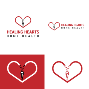 Logo Design by Sirens Call for Healing Hearts Home Health | Design: #22139277