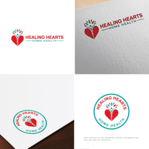 Logo Design by MG.graphics for Healing Hearts Home Health | Design: #22136143