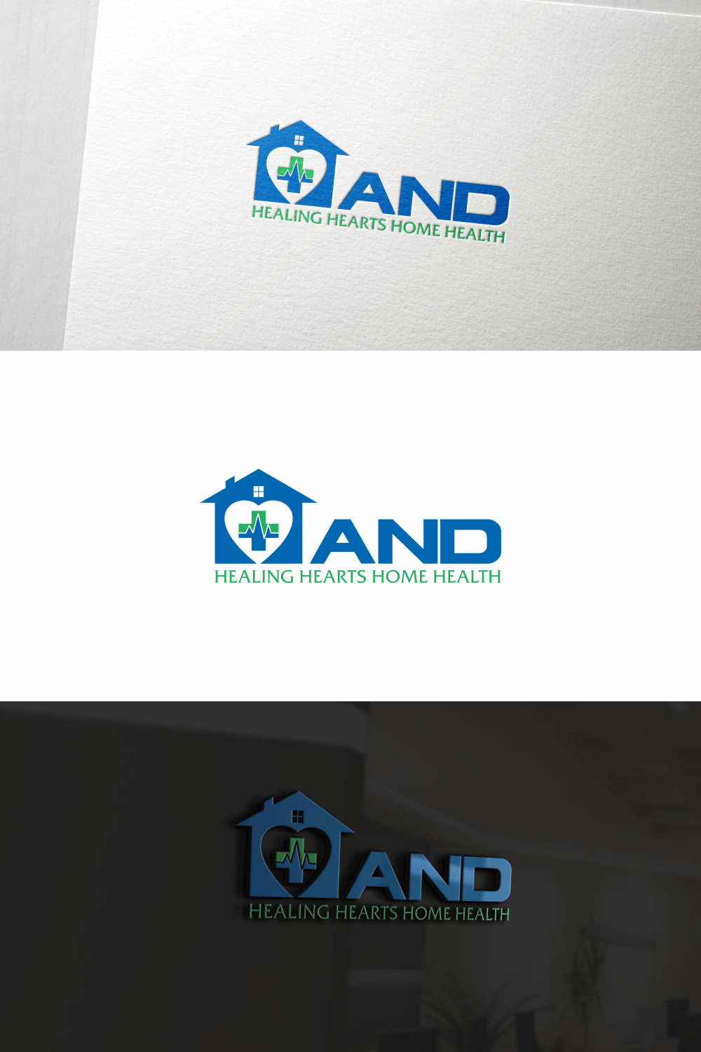 Logo Design by Nur Romi for Healing Hearts Home Health | Design #22137080