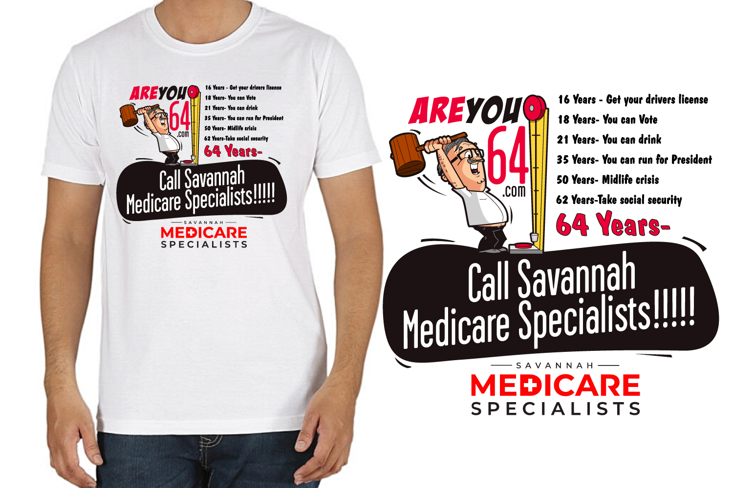 T-shirt Design by Jay Design for Savannah Medicare Specialists | Design #22144899