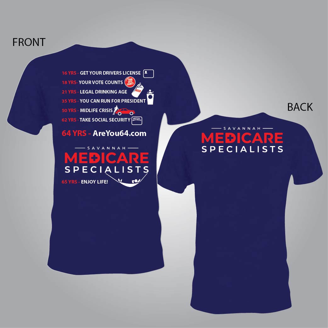 T-shirt Design by 75-R-P-Z for Savannah Medicare Specialists | Design #22179550