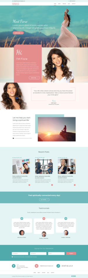 Web Design by Chikki for this project | Design: #22151412
