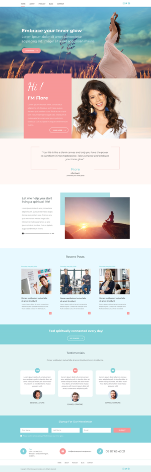 Web Design by Chikki for this project | Design: #22163688