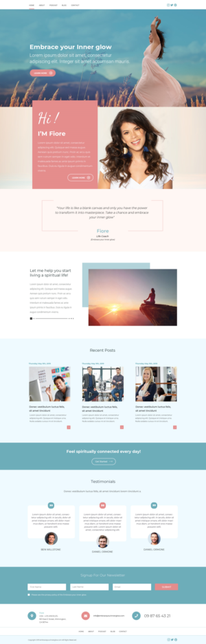 Web Design by Chikki for this project | Design: #22163800