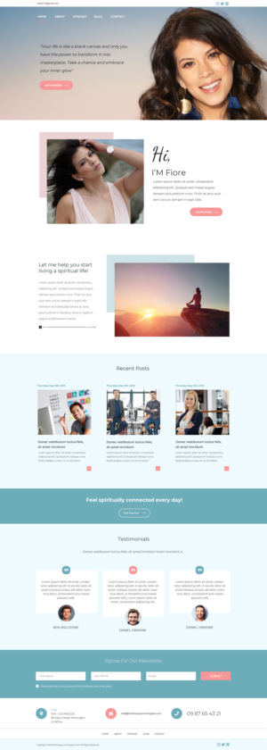 Web Design by Chikki for this project | Design: #22194022