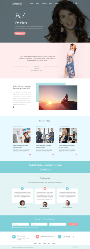 Web Design by Chikki for this project | Design: #22201682