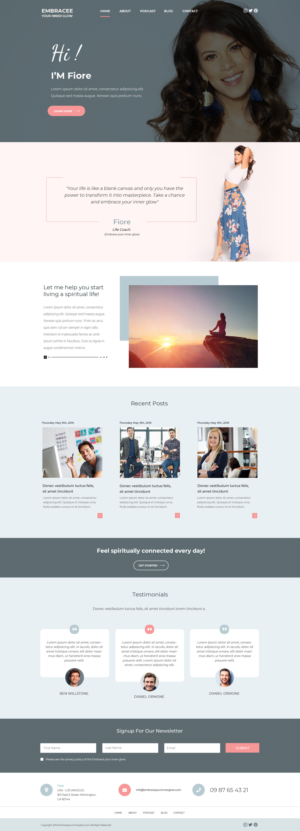 Web Design by Chikki for this project | Design: #22201685