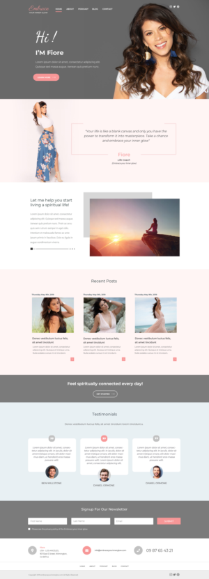Web Design by Chikki for this project | Design: #22222645
