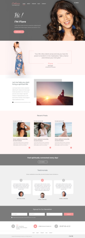 Web Design by Chikki for this project | Design: #22248347