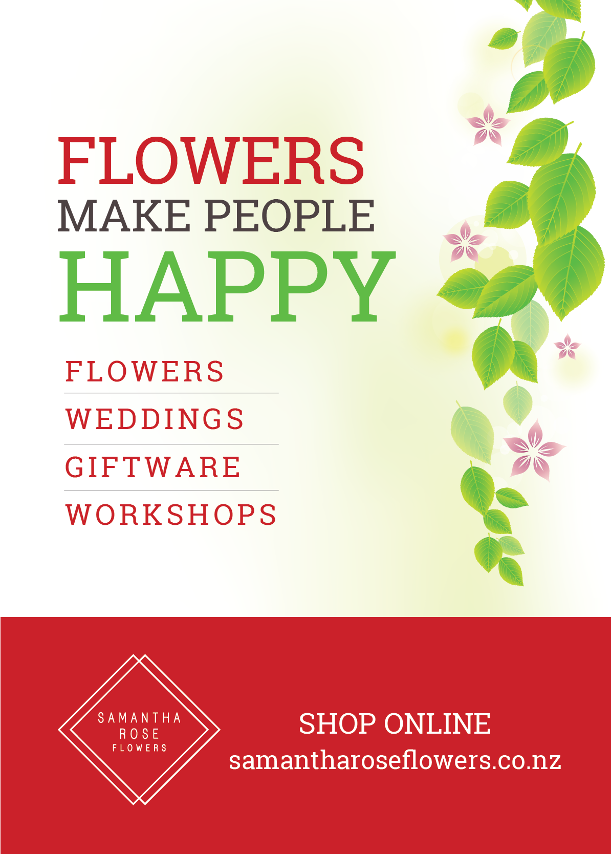Diseño Gráfico por yadunath para SAMANTHA ROSE FLOWERS | Diseño #22160629