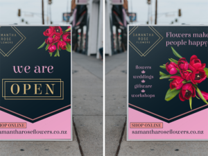Graphic Design by ROART for SAMANTHA ROSE FLOWERS | Design #22163999
