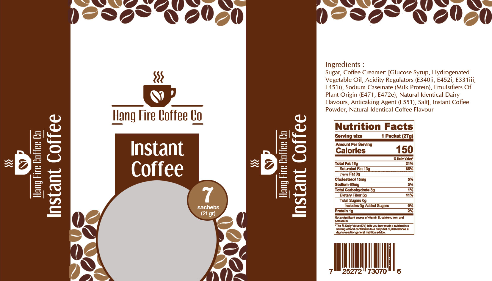 Packaging Design by ordelya.nicole for Hang Fire Coffee Co. | Design #22166052
