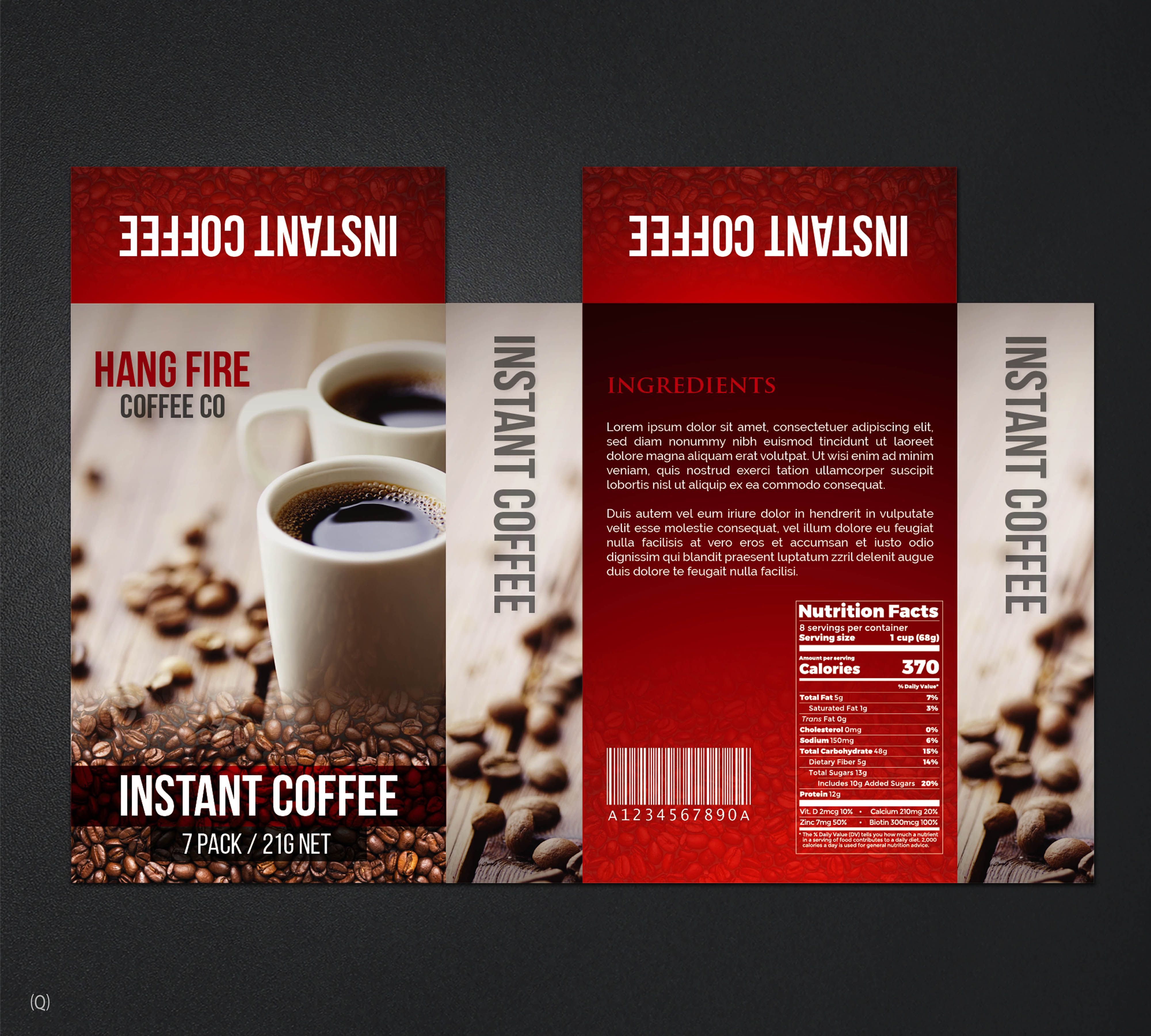 Design Emballage par Designanddevelopment pour Hang Fire Coffee Co. | Design : #22178034