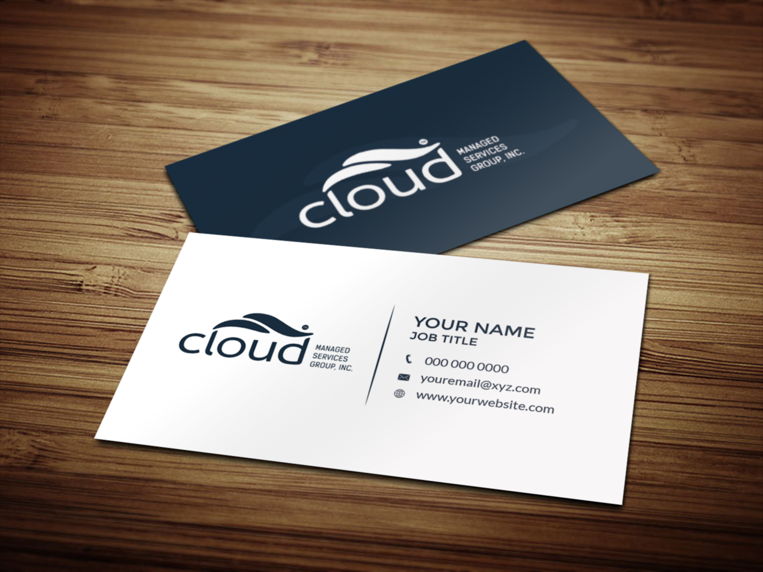 Business Card Design by Riz' for Cloud Managed Services Group | Design #22142468