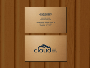 Diseño de Tarjeta de Presentación por Creations Box 2015 para Cloud Managed Services Group | Diseño: #22147110