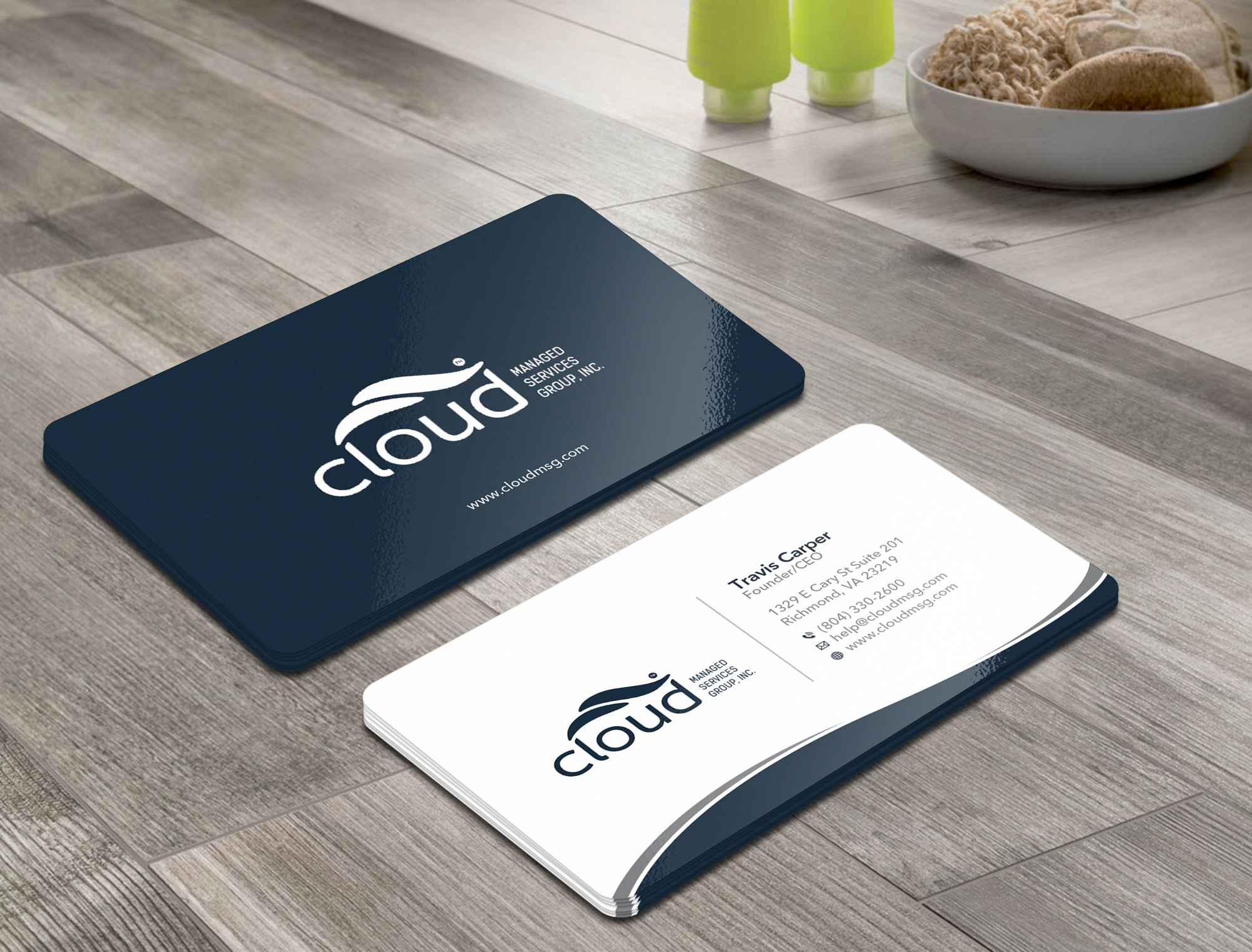 Business Card Design by OxonoArt for Cloud Managed Services Group | Design #22188434
