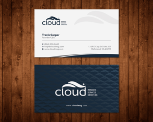 Diseño de Tarjeta de Presentación por OxonoArt para Cloud Managed Services Group | Diseño: #22192553