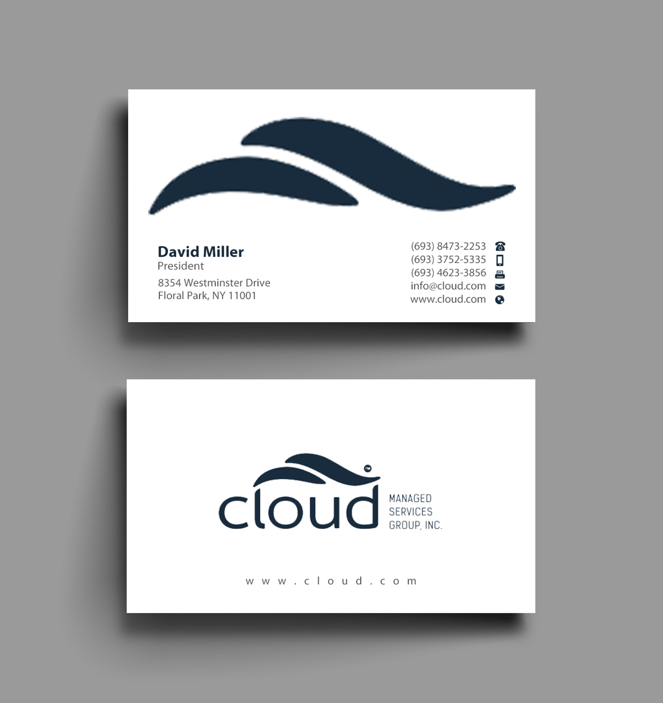 Diseño de Tarjeta de Presentación por Brand aid para Cloud Managed Services Group | Diseño #22160932