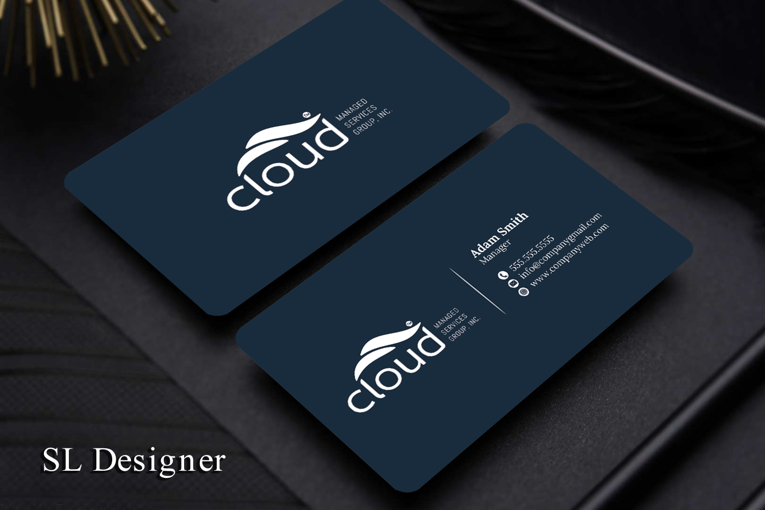 Design de Carte de Visite par SL Designer pour Cloud Managed Services Group | Design #22143499