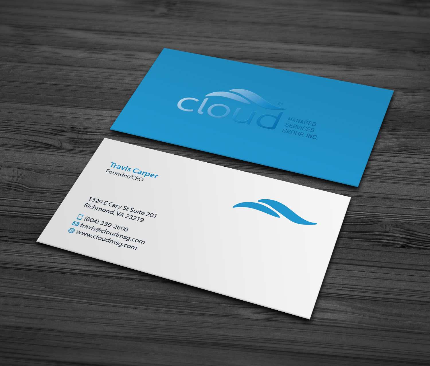 Design de Carte de Visite par MDesign pour Cloud Managed Services Group | Design #22141815