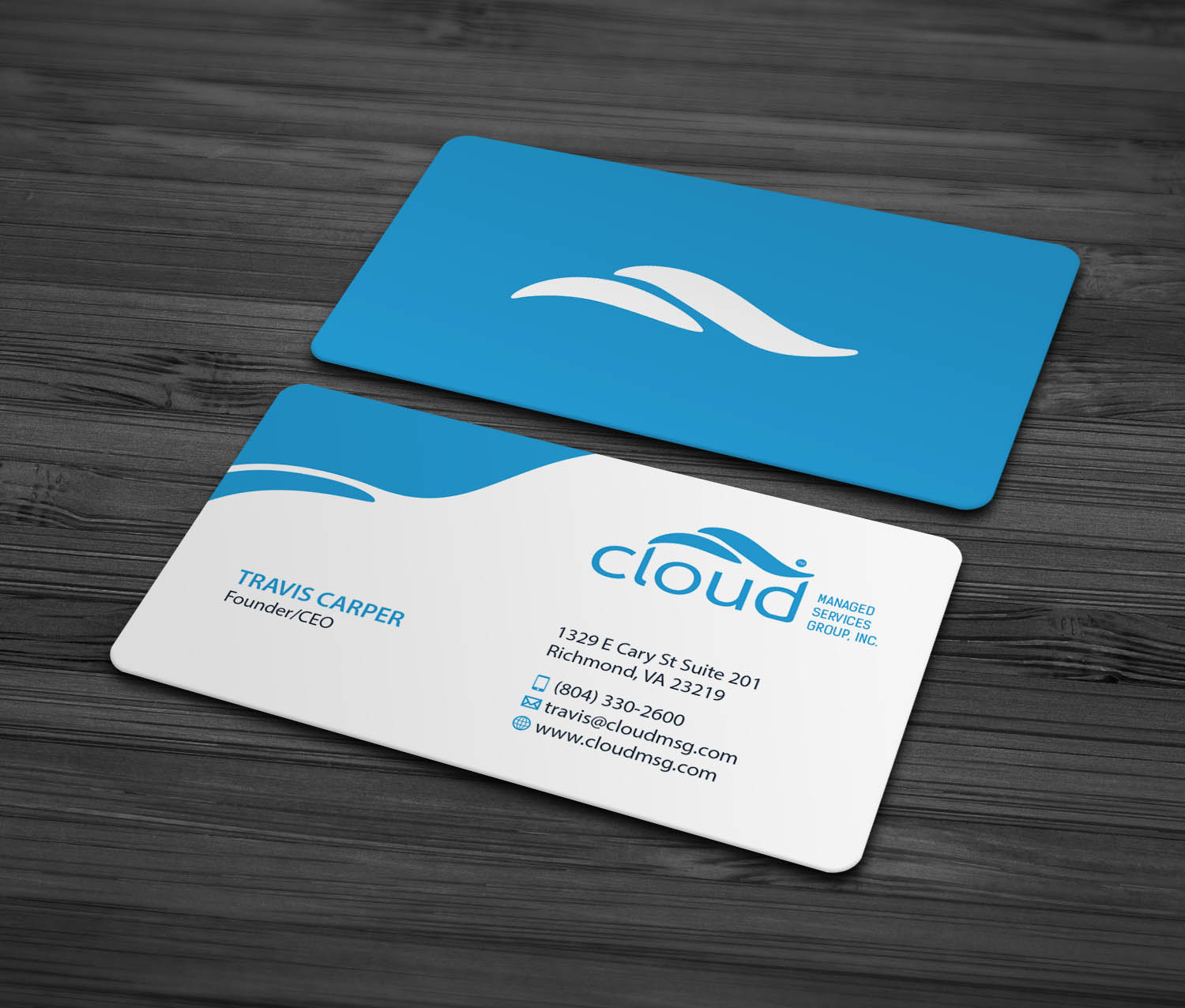 Design de Carte de Visite par MDesign pour Cloud Managed Services Group | Design #22174932